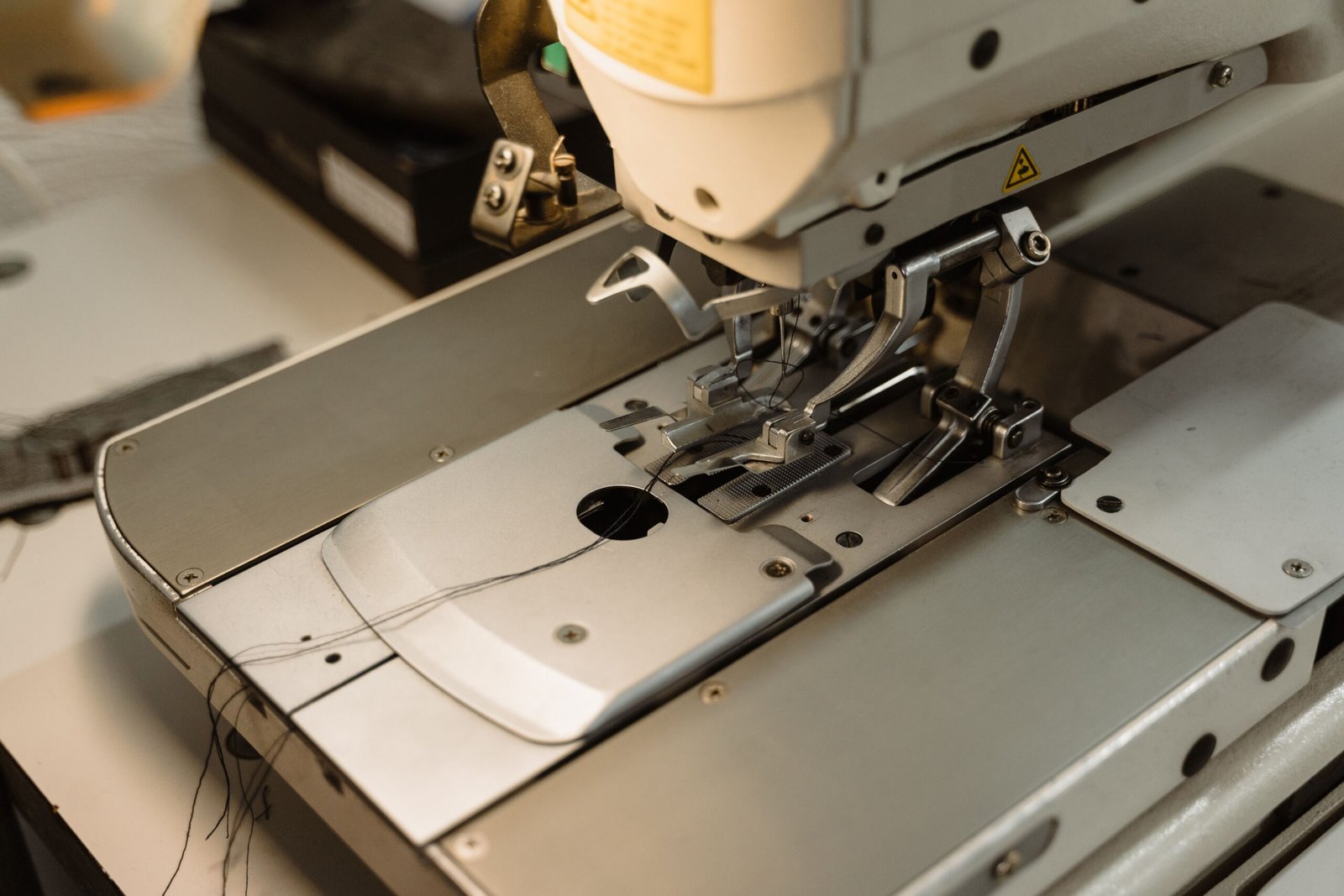Garment workers and production lines
